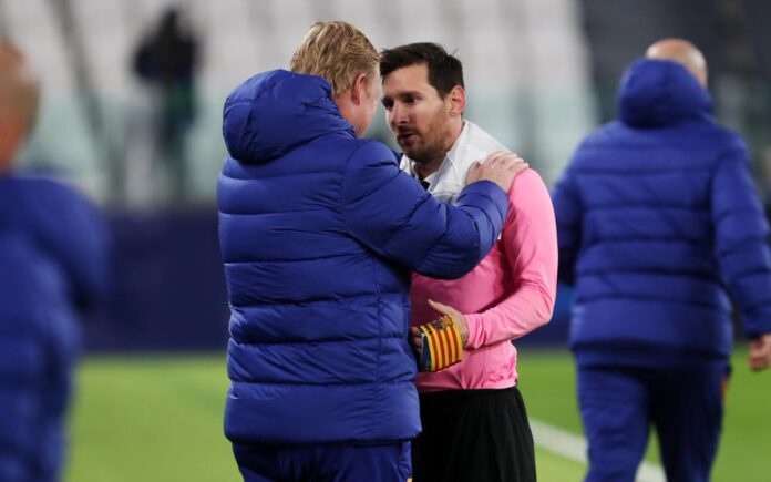 messi og koeman
