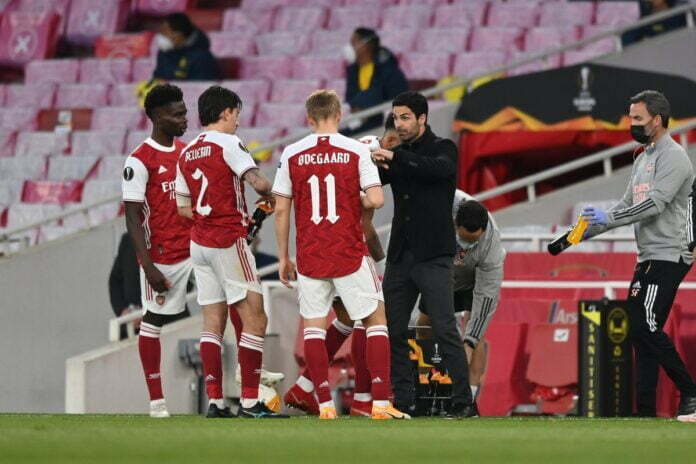 ødegaard arteta arsenal