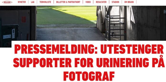 Brann førsteside