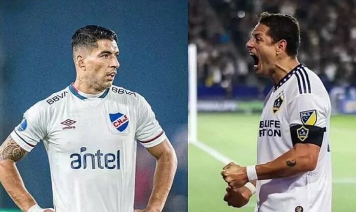 Suarez og Chicharito fra Instagram