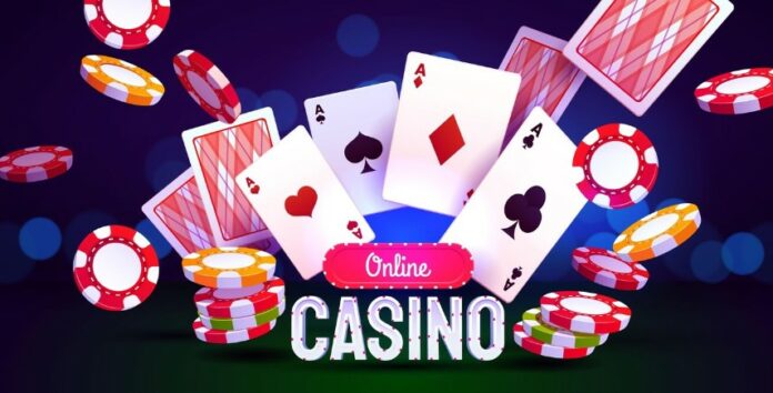 Creative casino stuff background